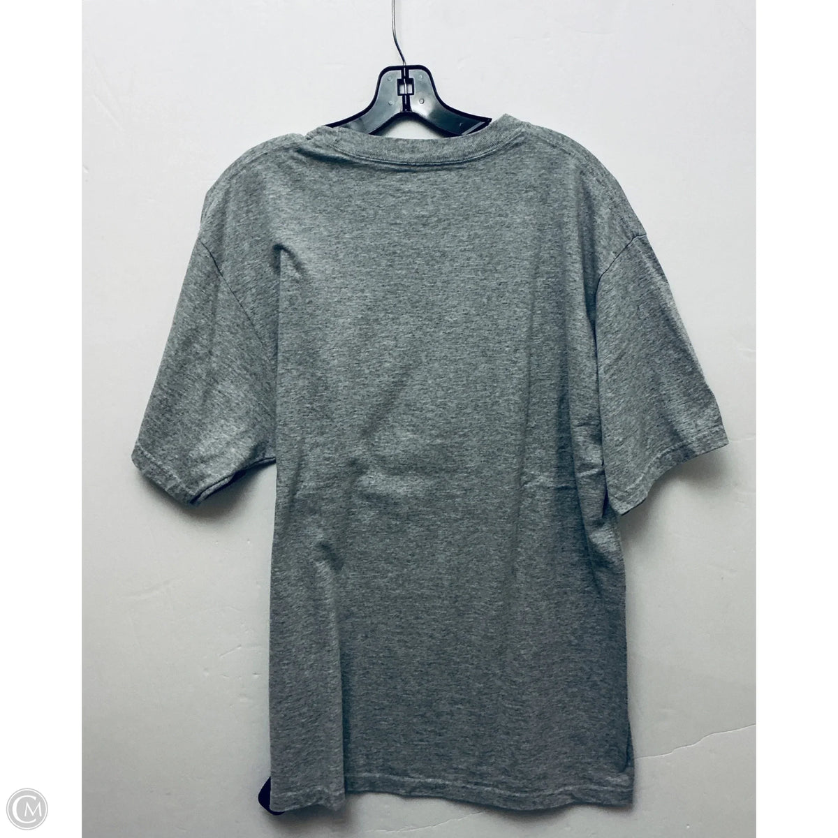 Top Short Sleeve Basic By Clothes Mentor In Grey, Size: L