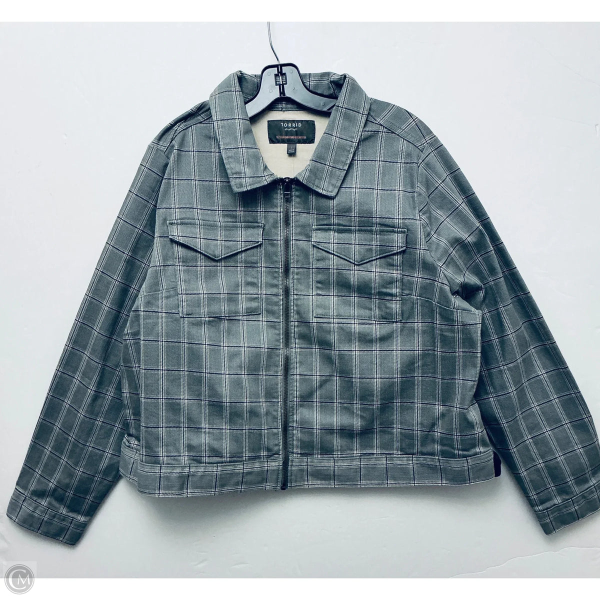 Jacket Other By Torrid In Grey, Size: 2x