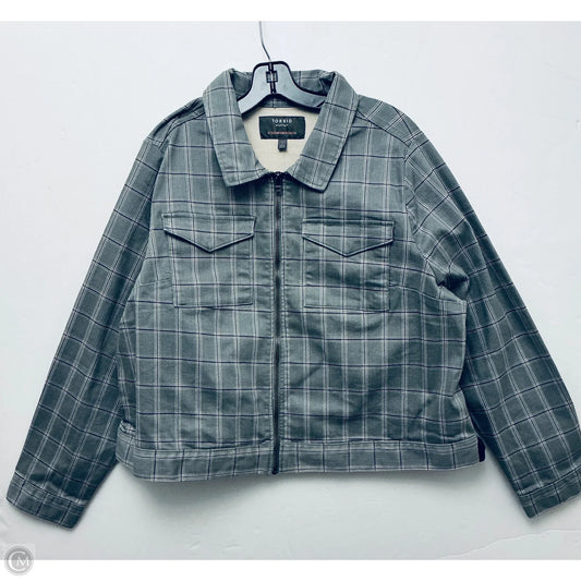 Jacket Other By Torrid In Grey, Size: 2x