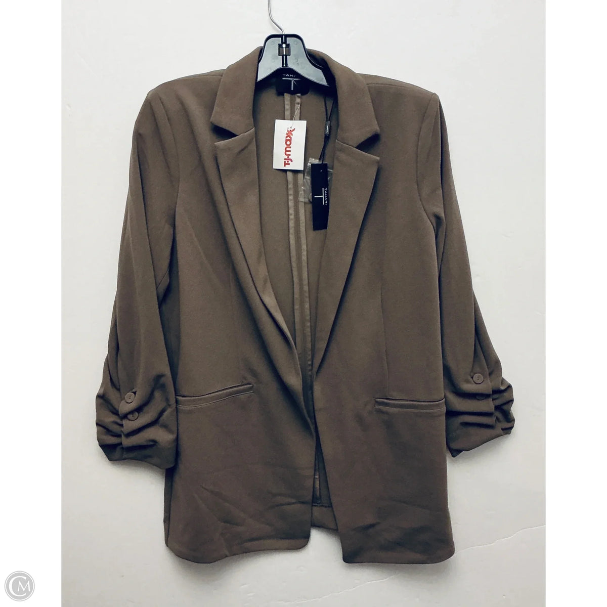 Blazer By Tahari In Brown, Size: M