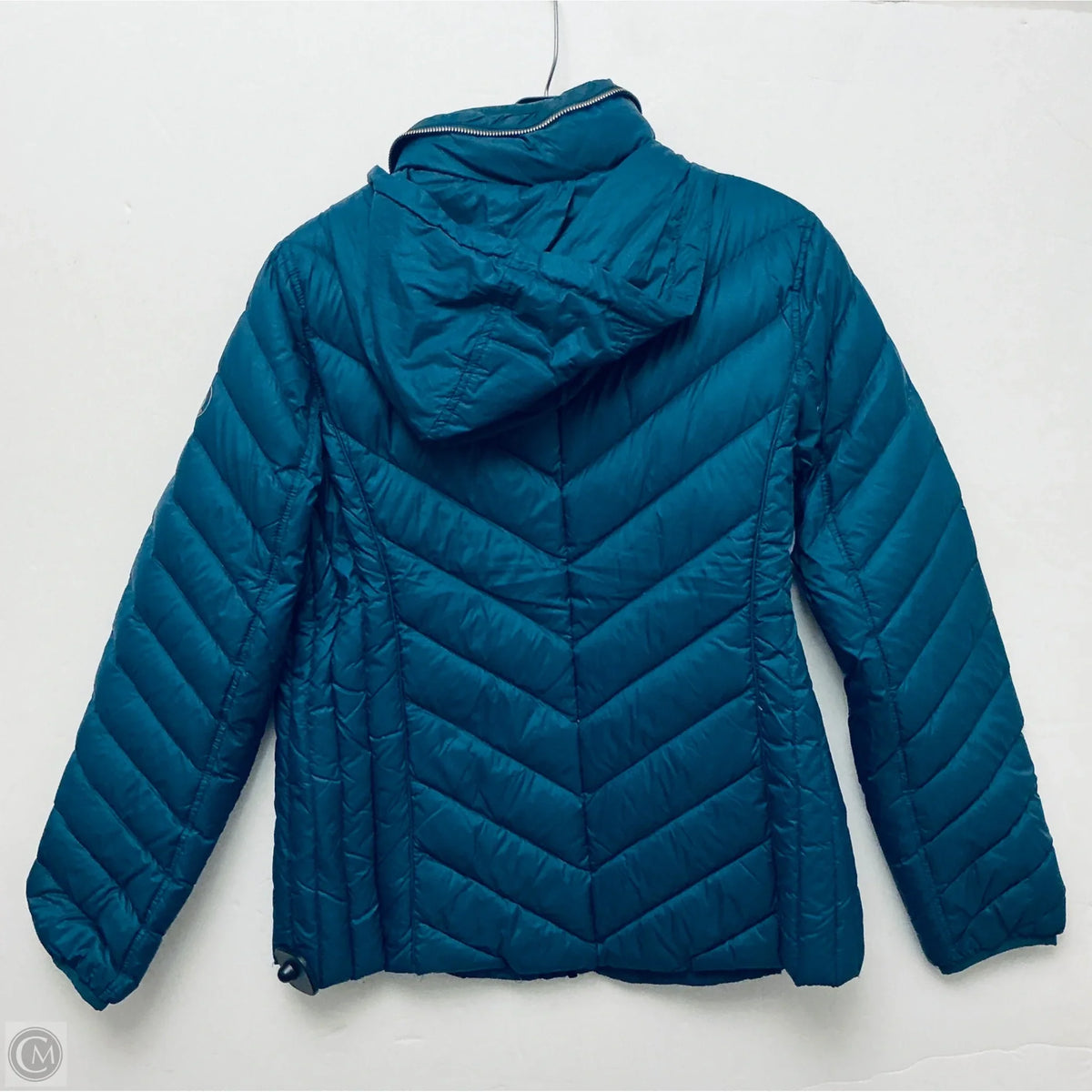 Jacket Puffer & Quilted By Michael By Michael Kors In Blue, Size: L