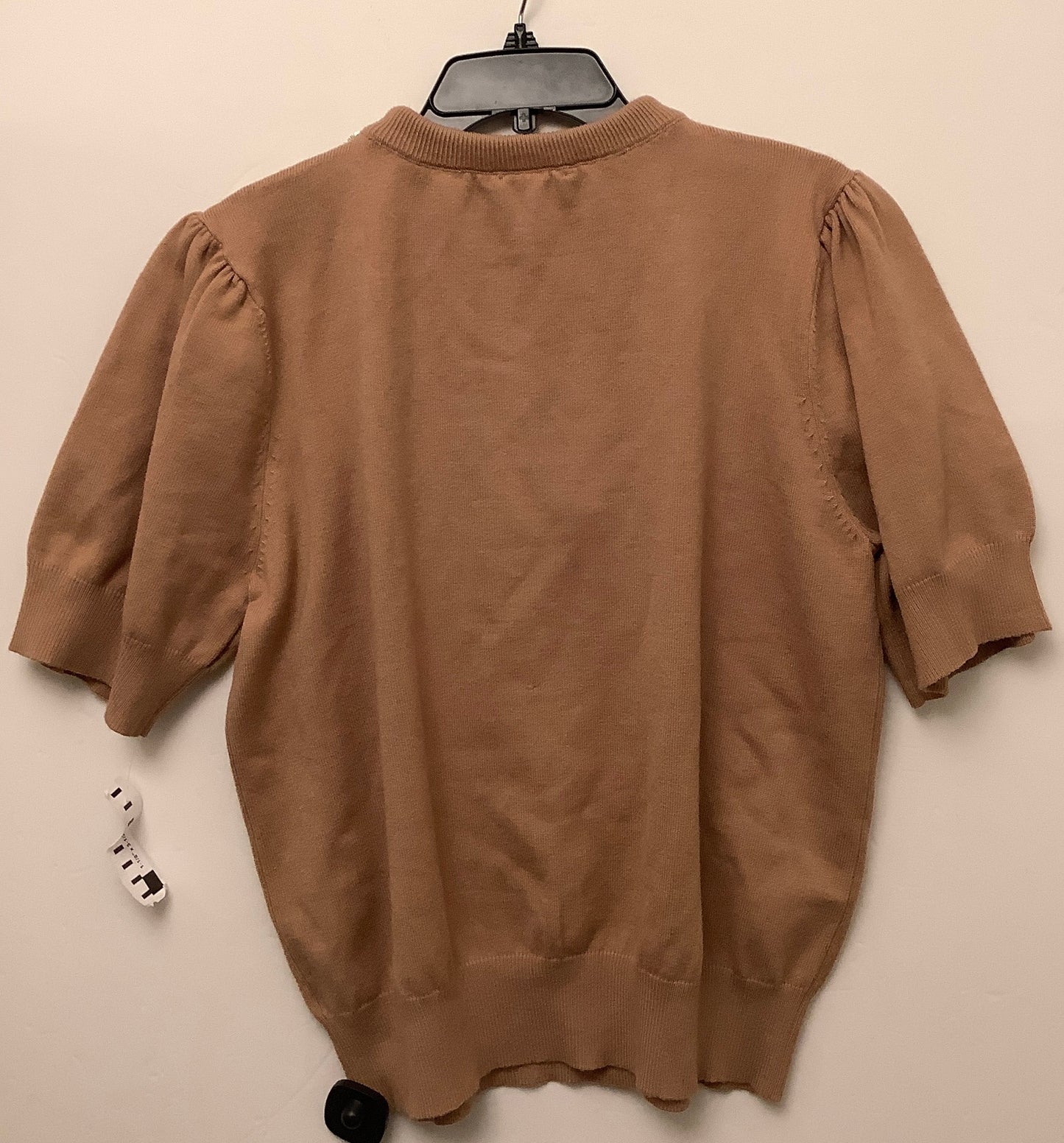 Top Short Sleeve By She + Sky In Brown, Size: Xl