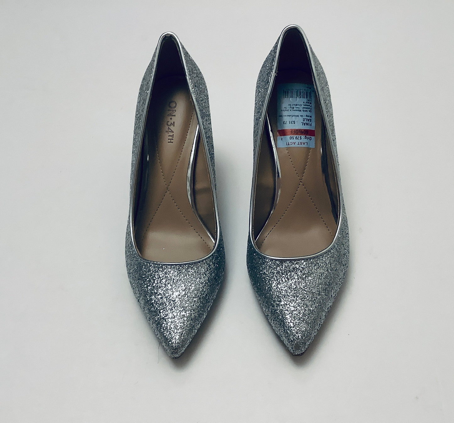 Shoes Heels Stiletto By Clothes Mentor In Silver, Size: 6