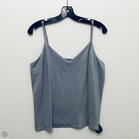 Top Sleeveless By Express In Grey, Size: L