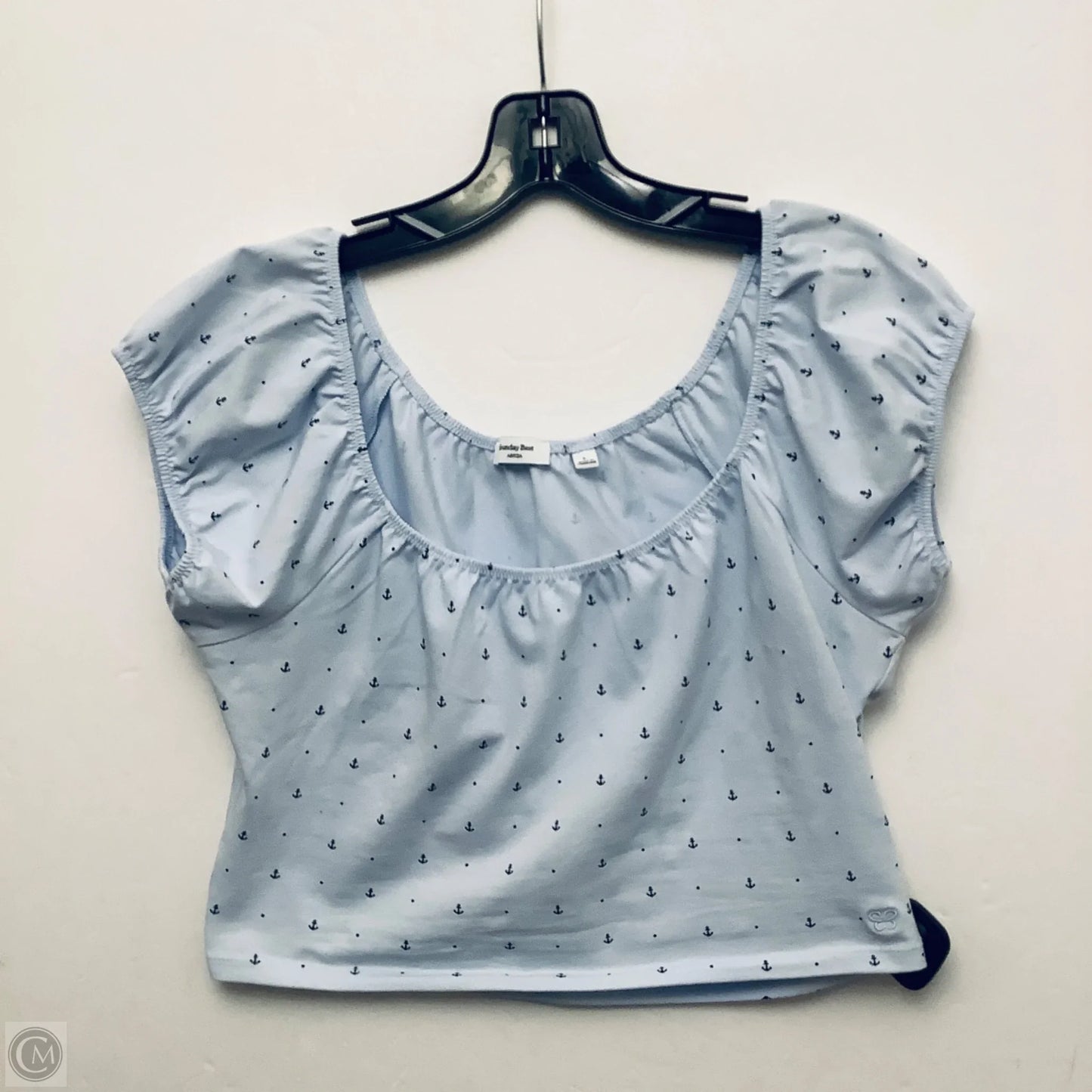 Top Short Sleeve By Aritzia In Blue, Size: L