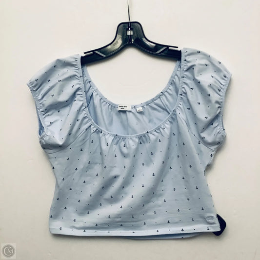 Top Short Sleeve By Aritzia In Blue, Size: L