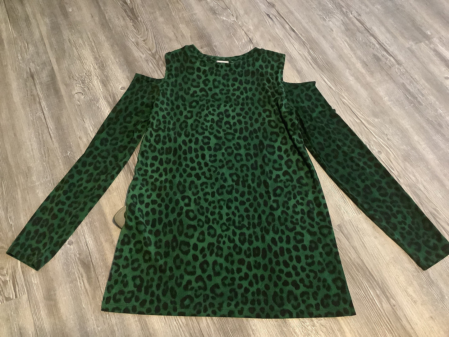 Animal Print Top Long Sleeve Michael Kors, Size S