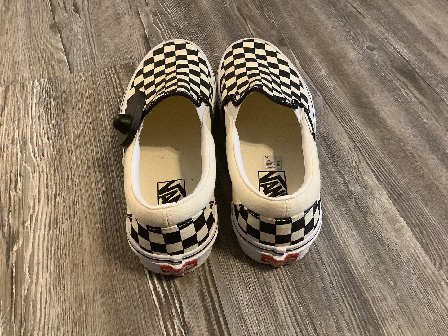 Checkered Pattern Shoes Sneakers Vans, Size 8.5