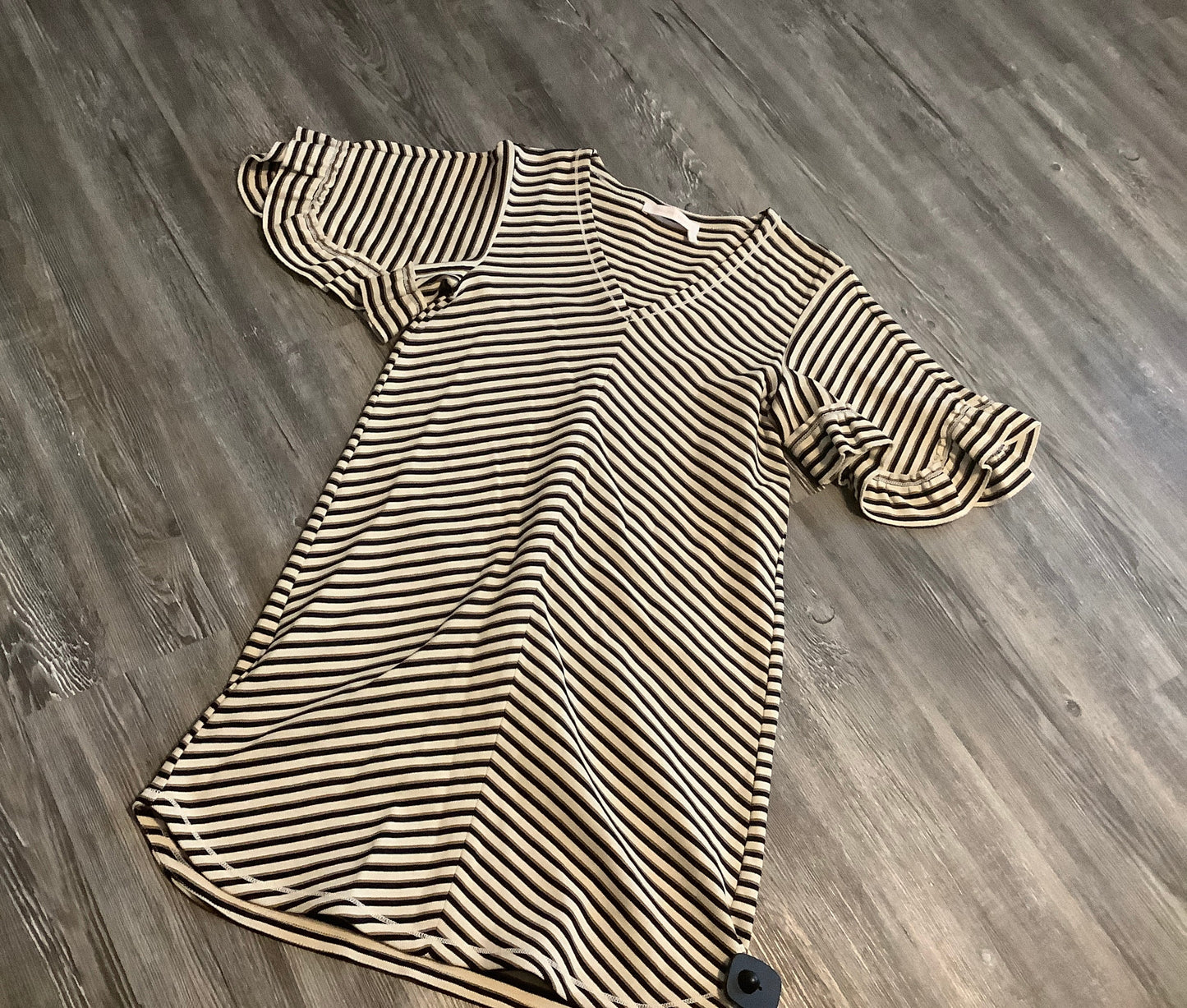 Striped Pattern Dress Casual Short See By Chloe, Size S