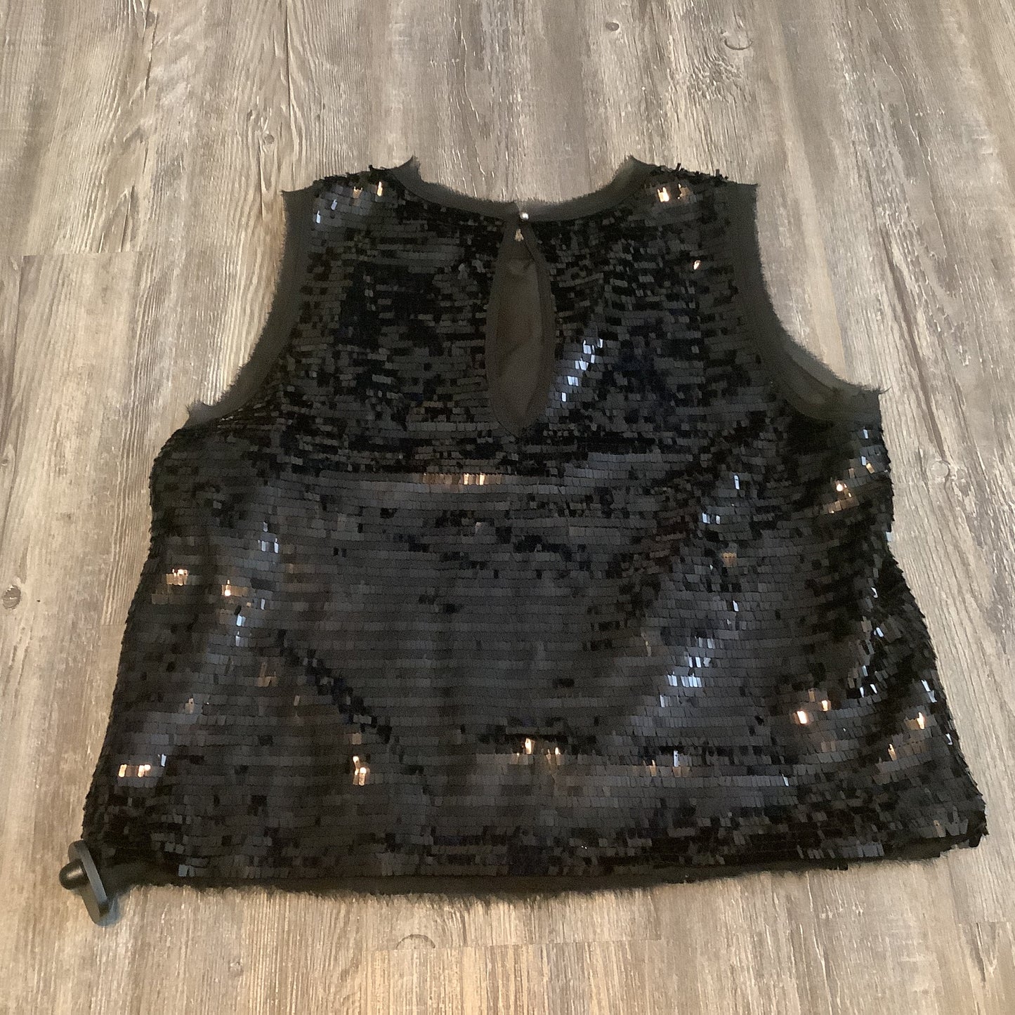 Black Top Sleeveless Who What Wear, Size L