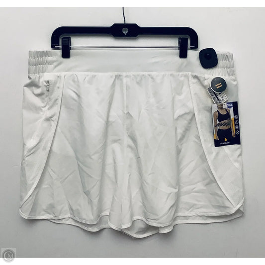 Athletic Shorts By Avia In White, Size: Xxl