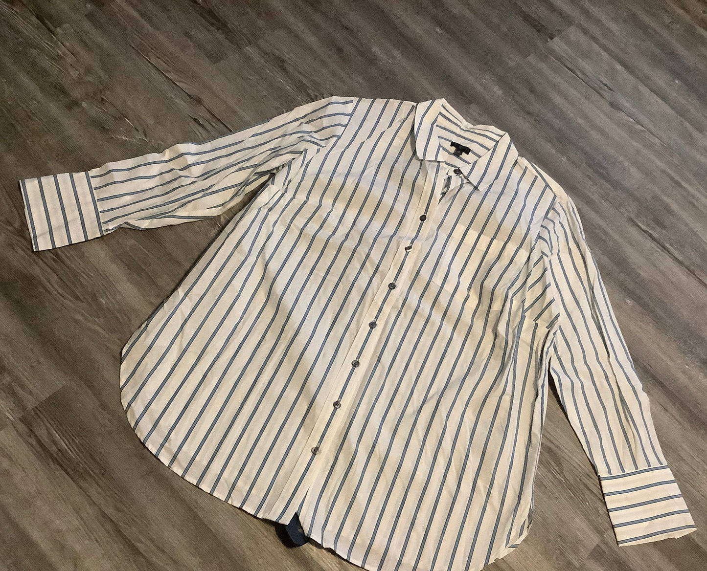 Striped Pattern Top Long Sleeve Talbots, Size 1x