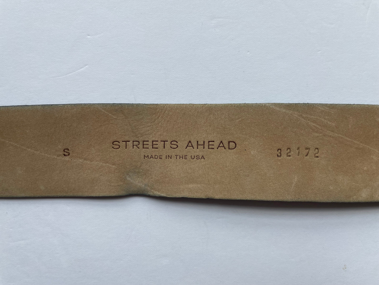 Leather Belt by Streets Ahead Size small