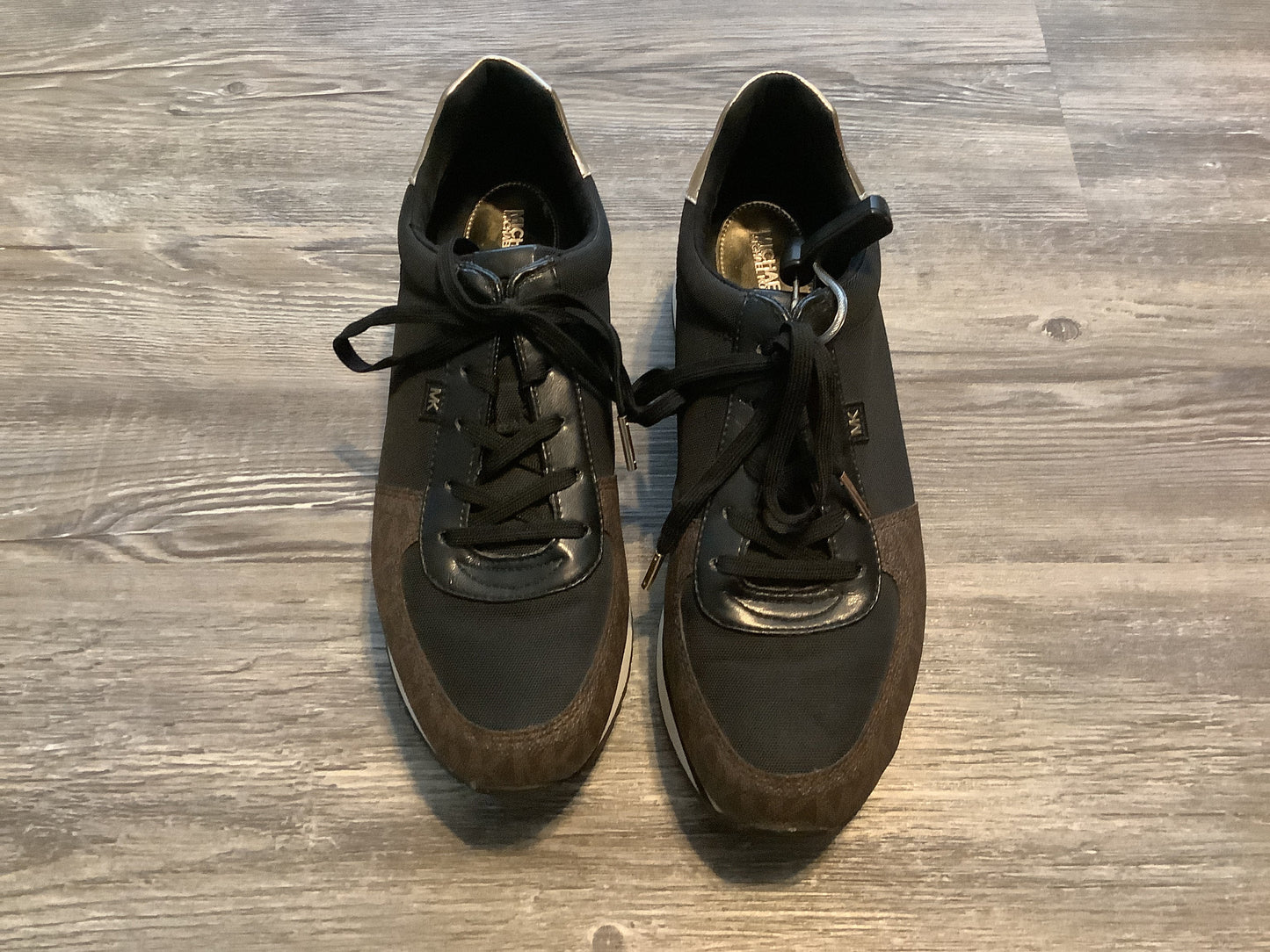 Black Shoes Sneakers Michael Kors, Size 10