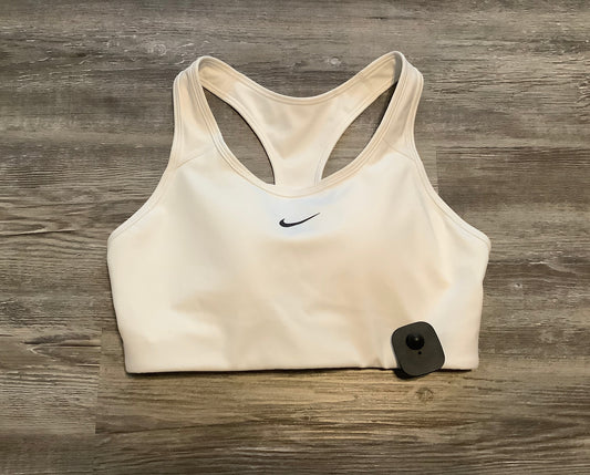 White Athletic Bra Nike Apparel, Size M