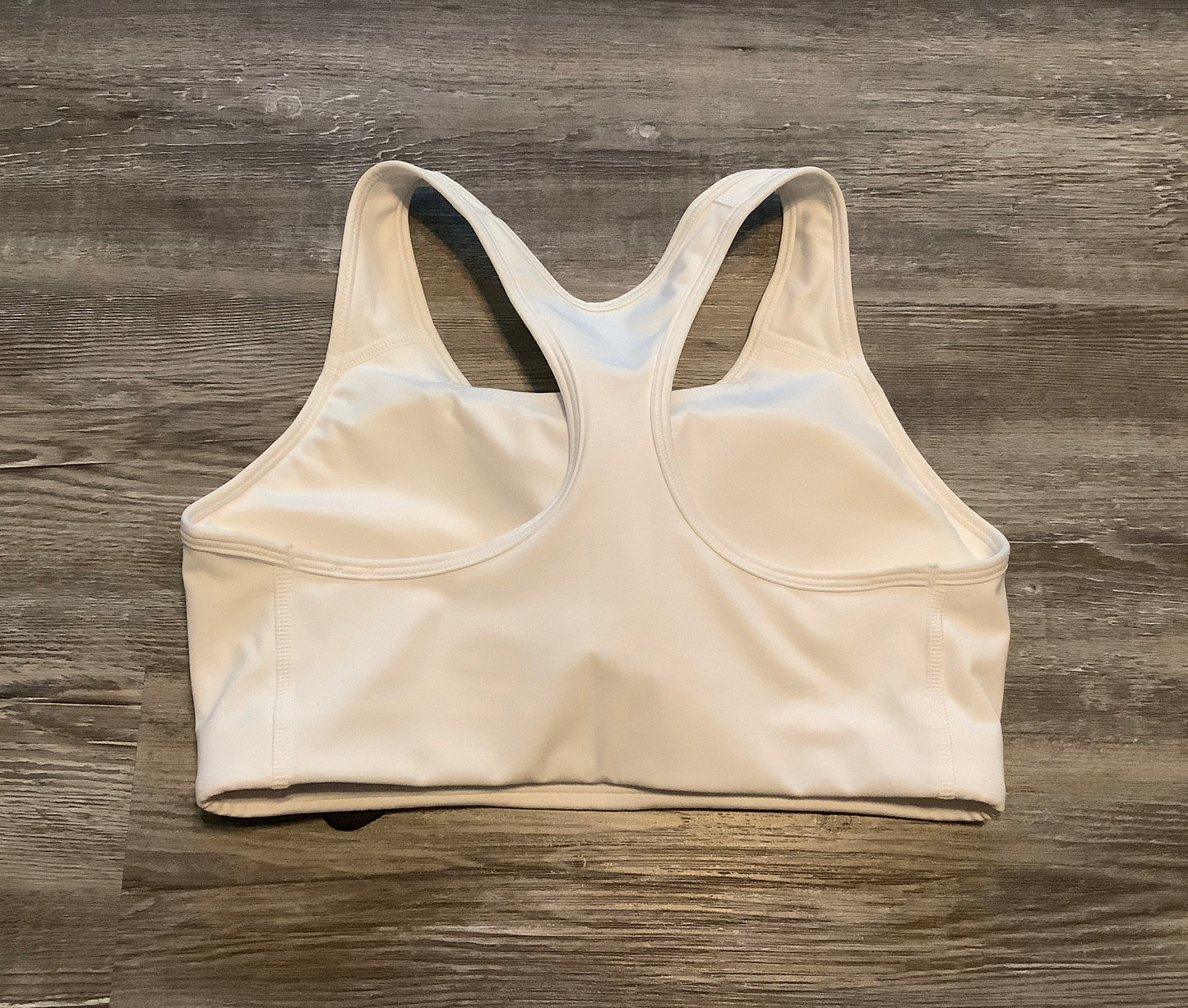 White Athletic Bra Nike Apparel, Size M