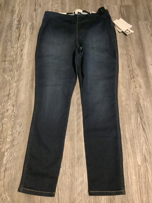 Jeans Skinny By Anne Klein In Blue Denim, Size: 12