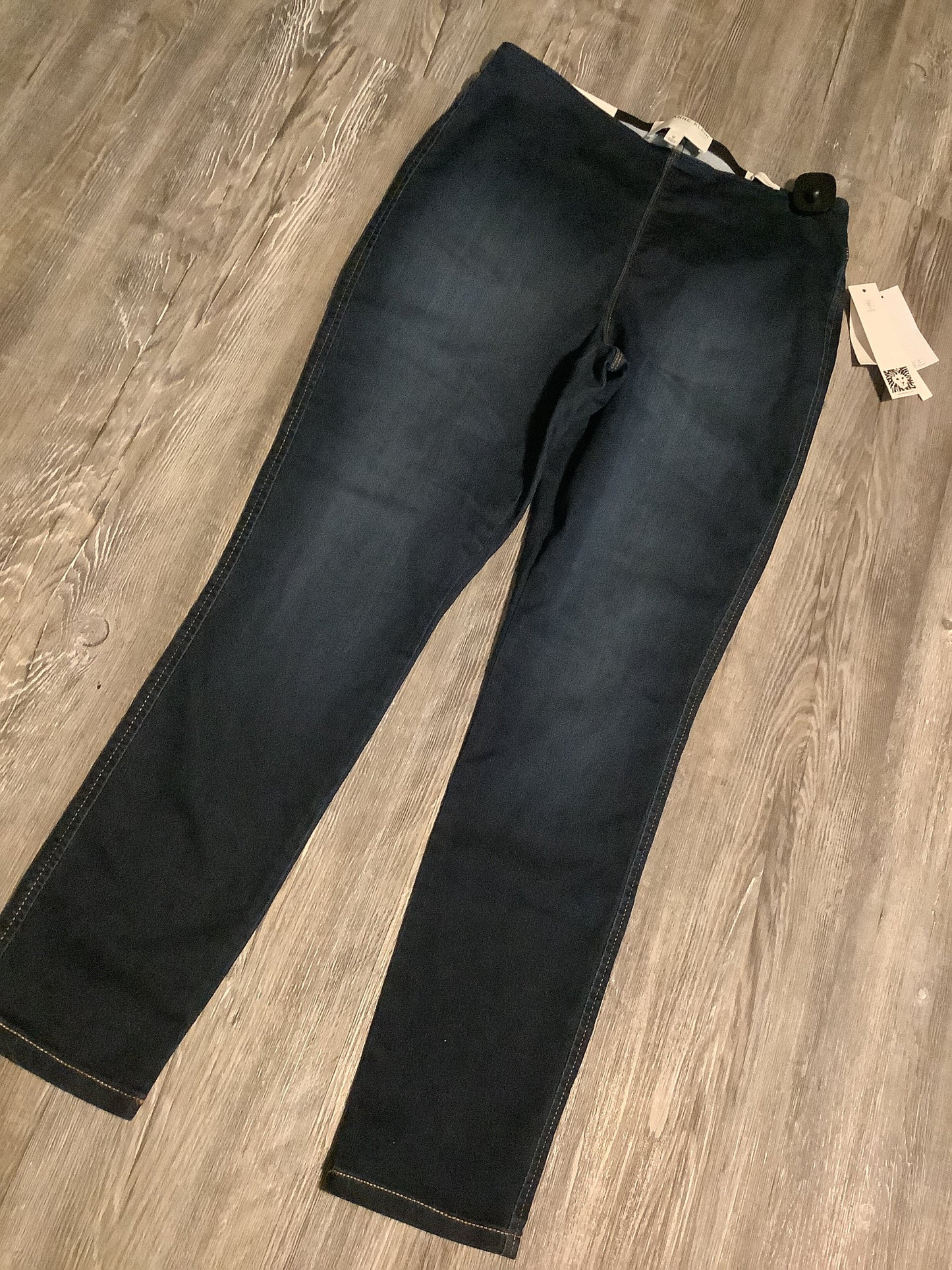 Jeans Skinny By Anne Klein In Blue Denim, Size: 12