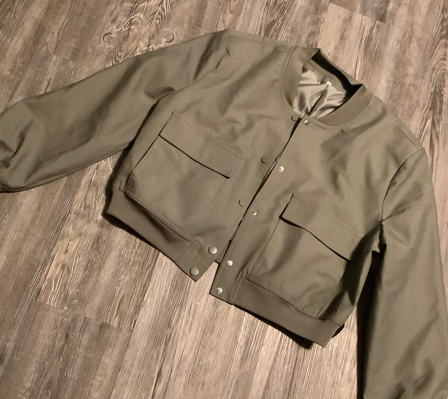 Jacket Other By Clothes Mentor In Green, Size: S