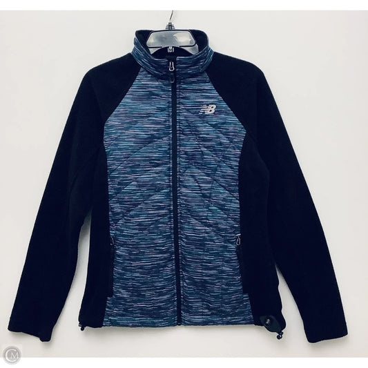 Jacket Fleece By New Balance In Black, Size: M