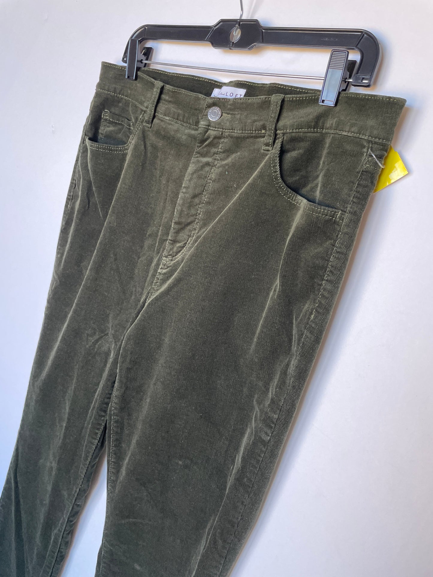 Pants Corduroy By Loft In Green, Size: 12