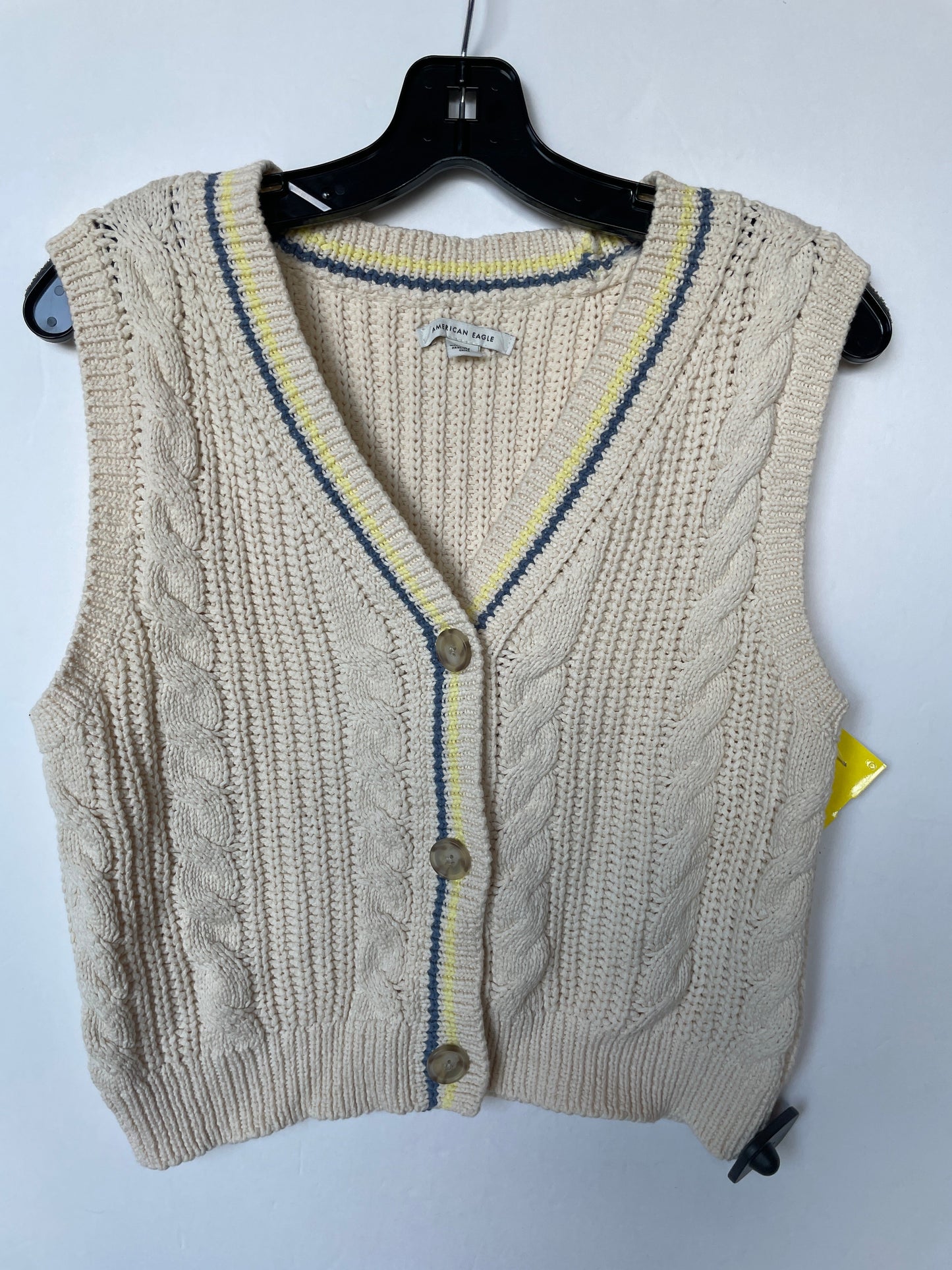 Vest Other By American Eagle In Beige, Size: M