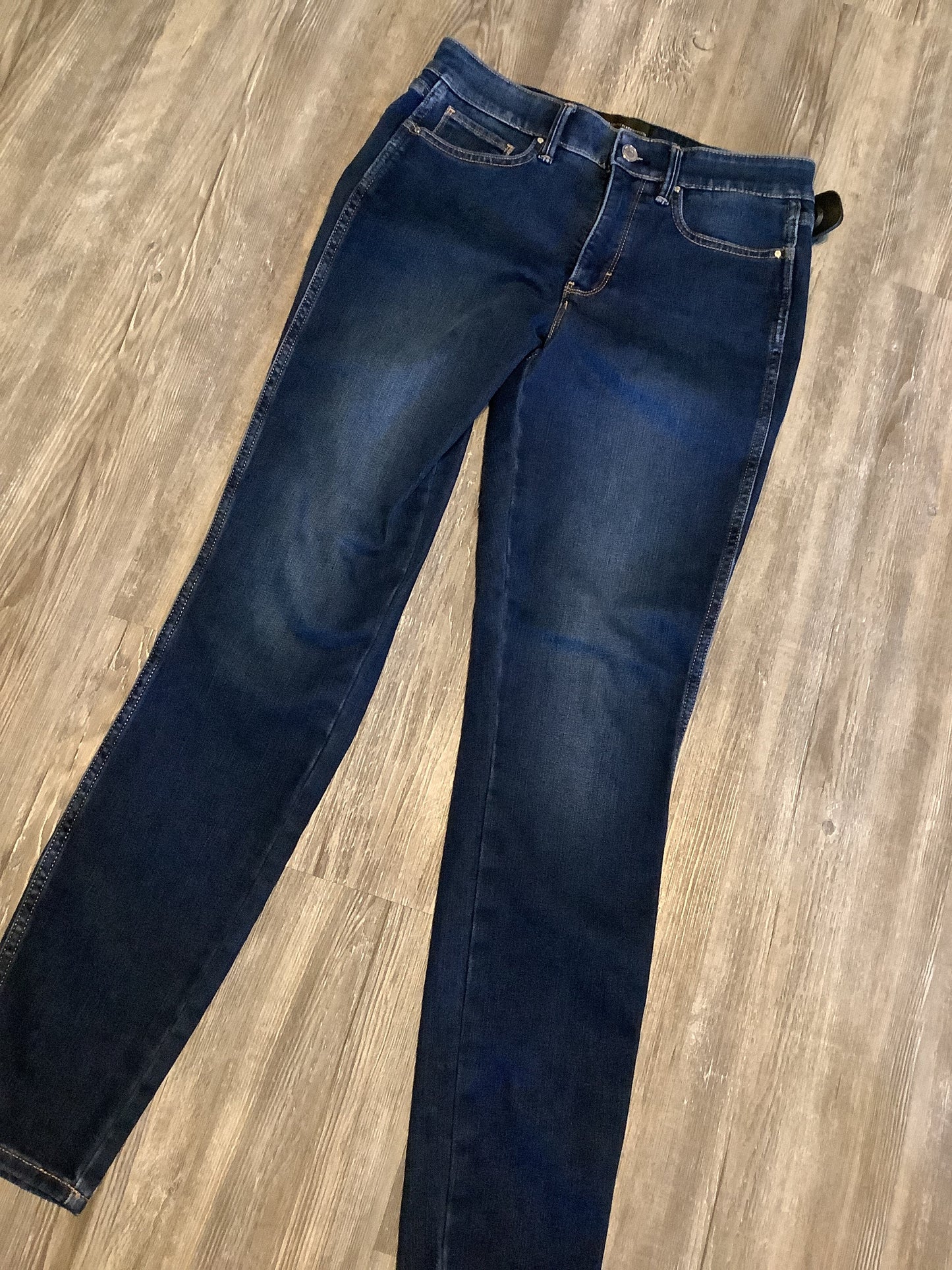 Jeans Skinny By White House Black Market In Blue Denim, Size: 6