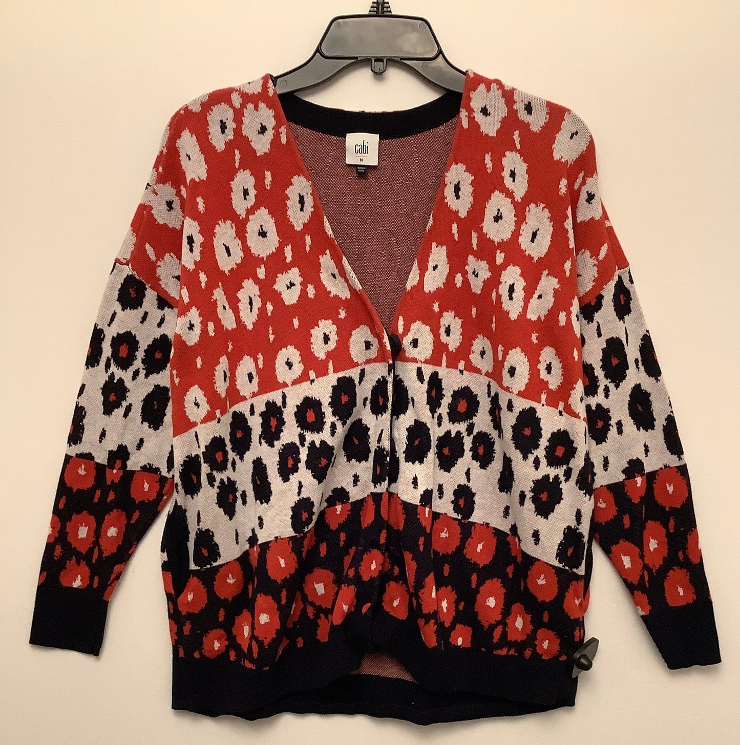 Sweater By Cabi In Animal Print, Size: M