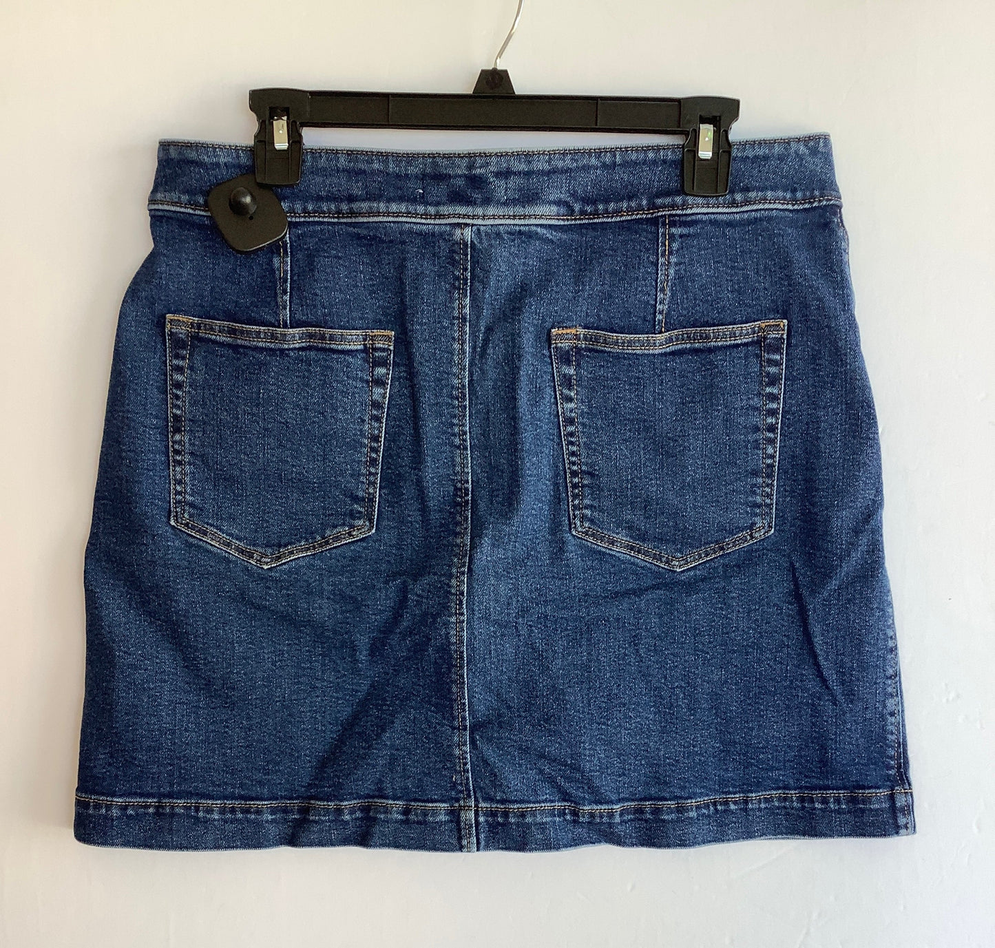 Skirt Mini & Short By Loft In Blue Denim, Size: 12