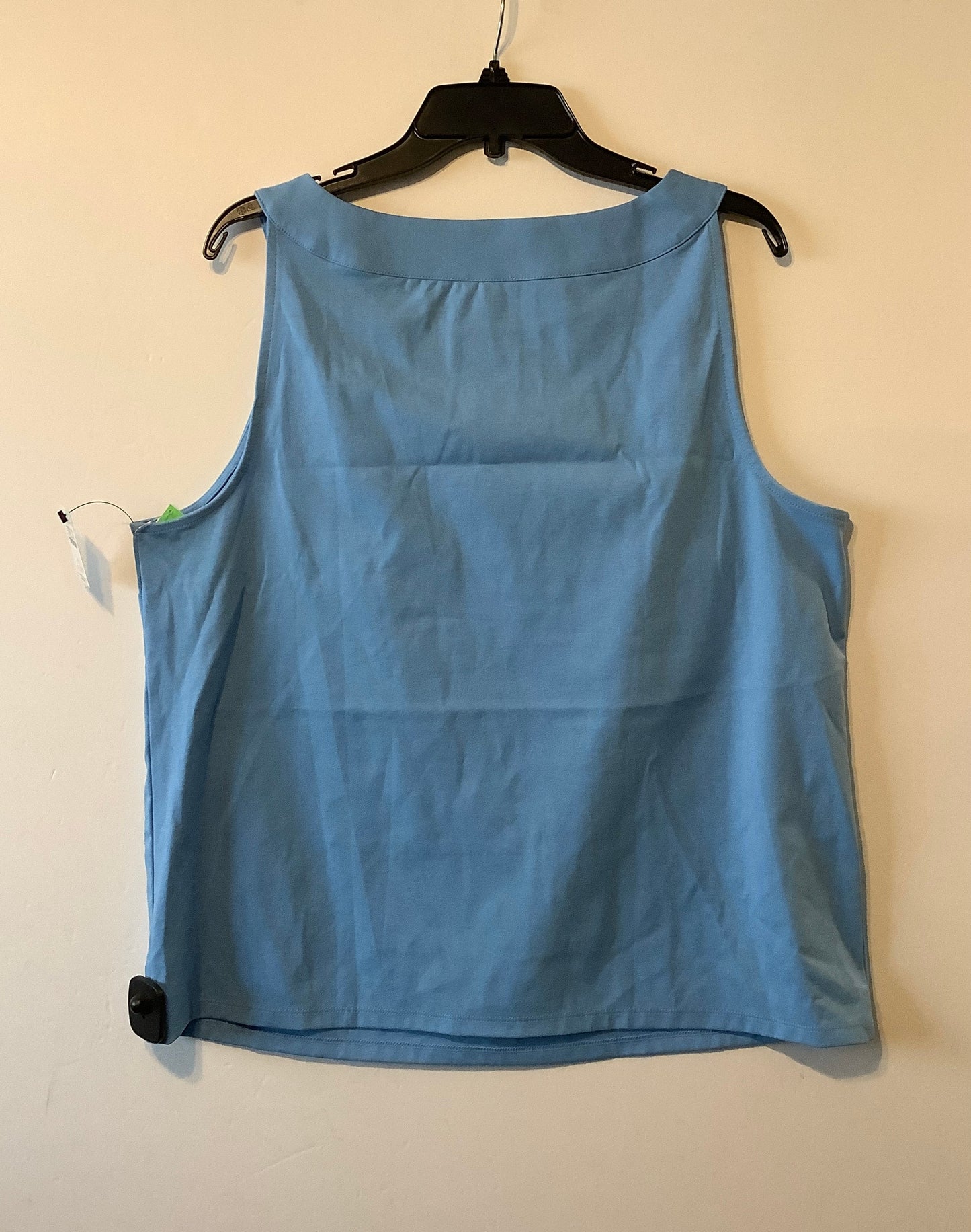 Top Sleeveless By Talbots In Blue, Size: Xl