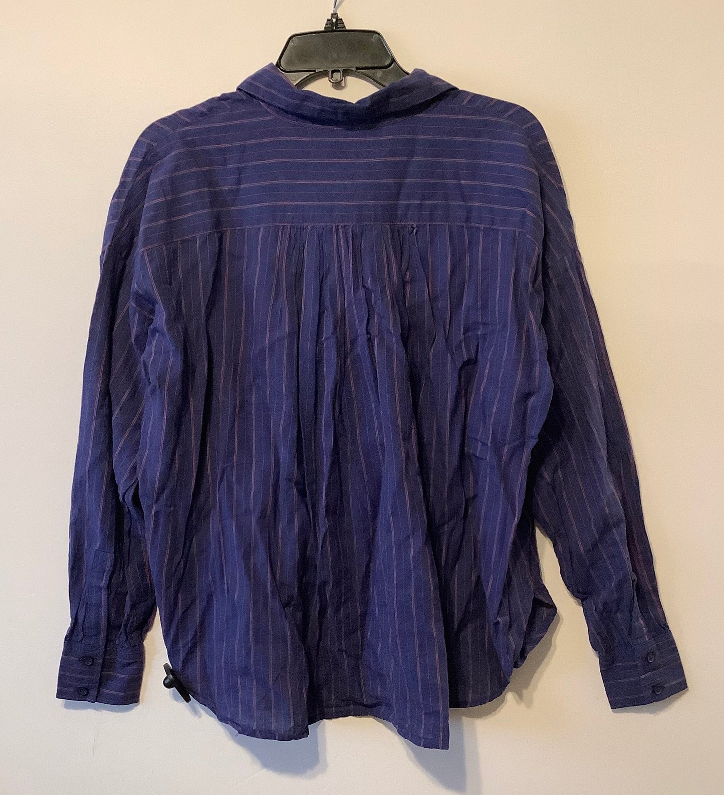 Top Long Sleeve By Free People In Blue, Size: S