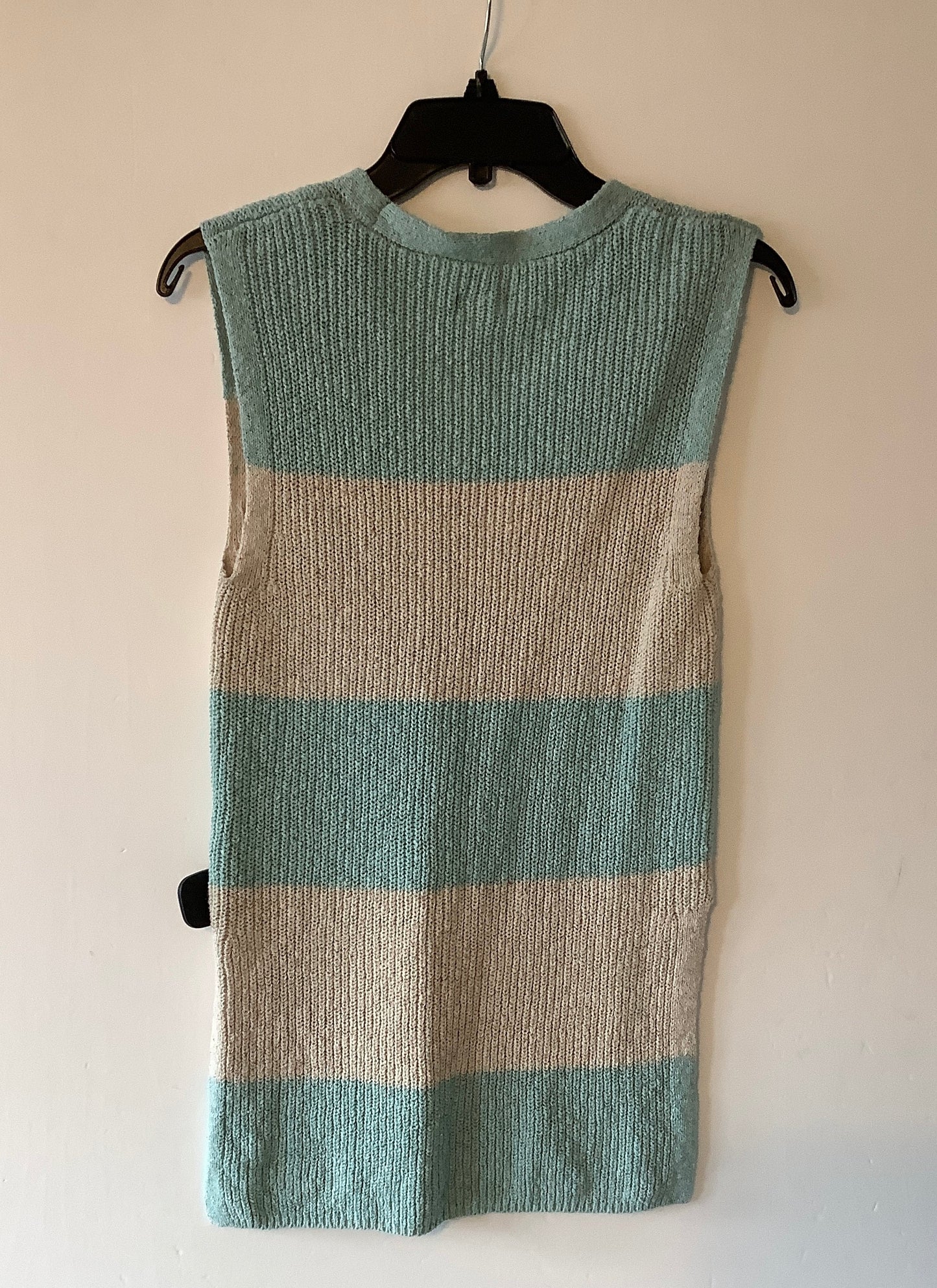 Top Sleeveless By Pilcro In Blue & Cream, Size: Xs