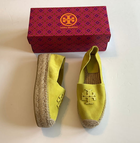 Shoes Designer By Tory Burch In Yellow, Size: 7.5