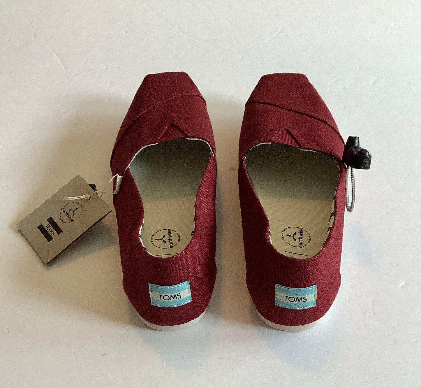 Shoes Flats By Toms In Red, Size: 10