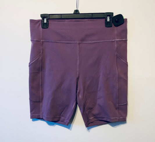 Athletic Shorts By Lululemon In Purple, Size: 12