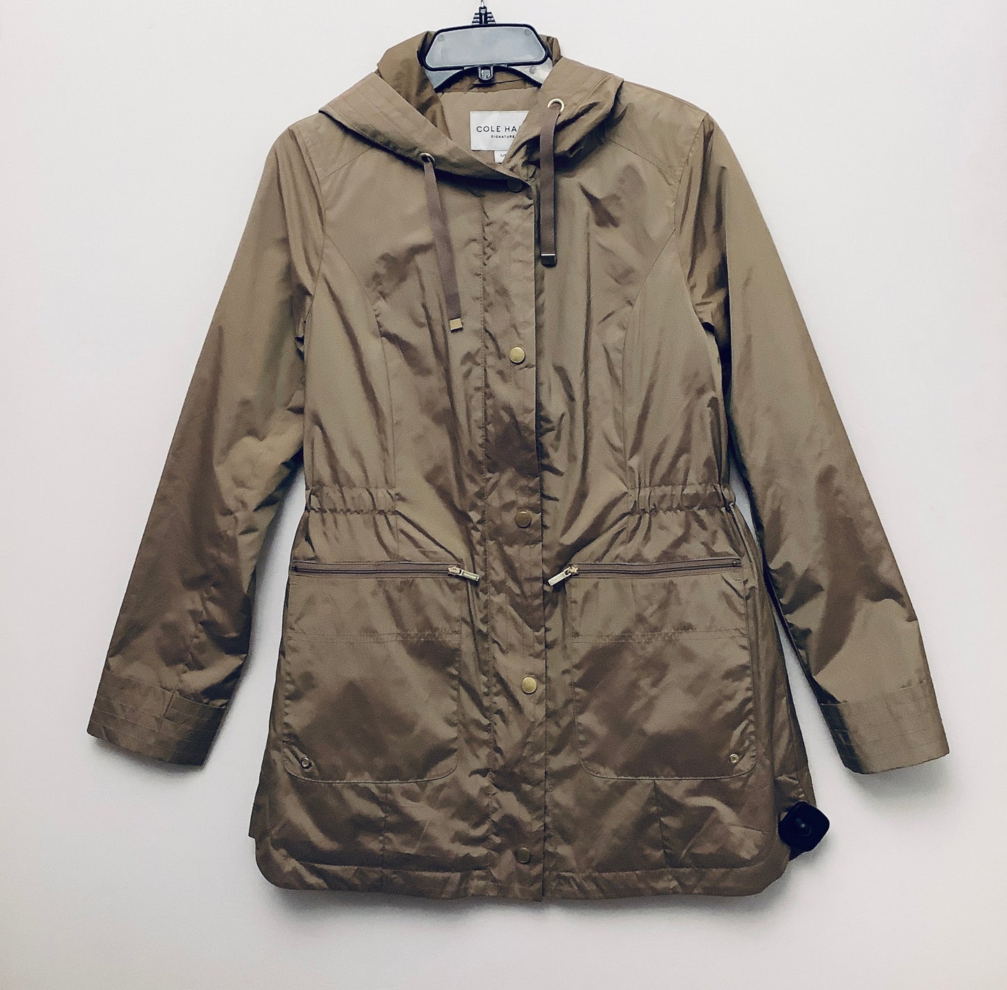 Jacket Utility By Cole-haan In Tan, Size: S