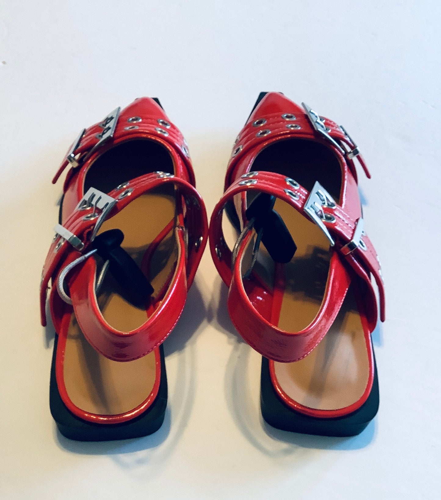 Sandals Flats By Cmf In Red, Size: 6.5