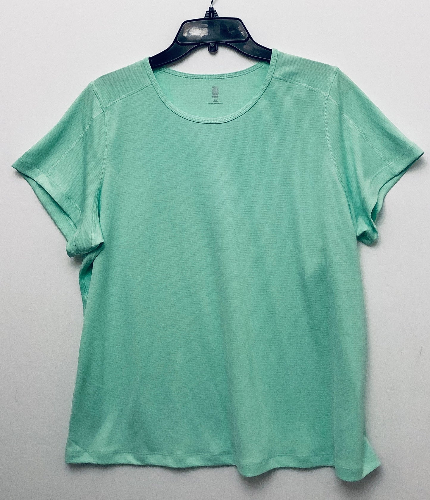 Athletic Top Short Sleeve By Ideology In Green, Size: 1x