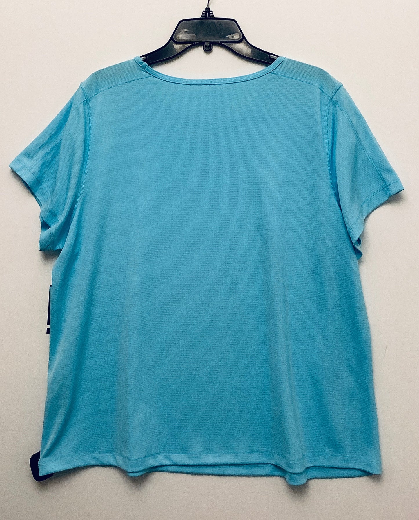 Athletic Top Short Sleeve By Ideology In Blue, Size: 2x