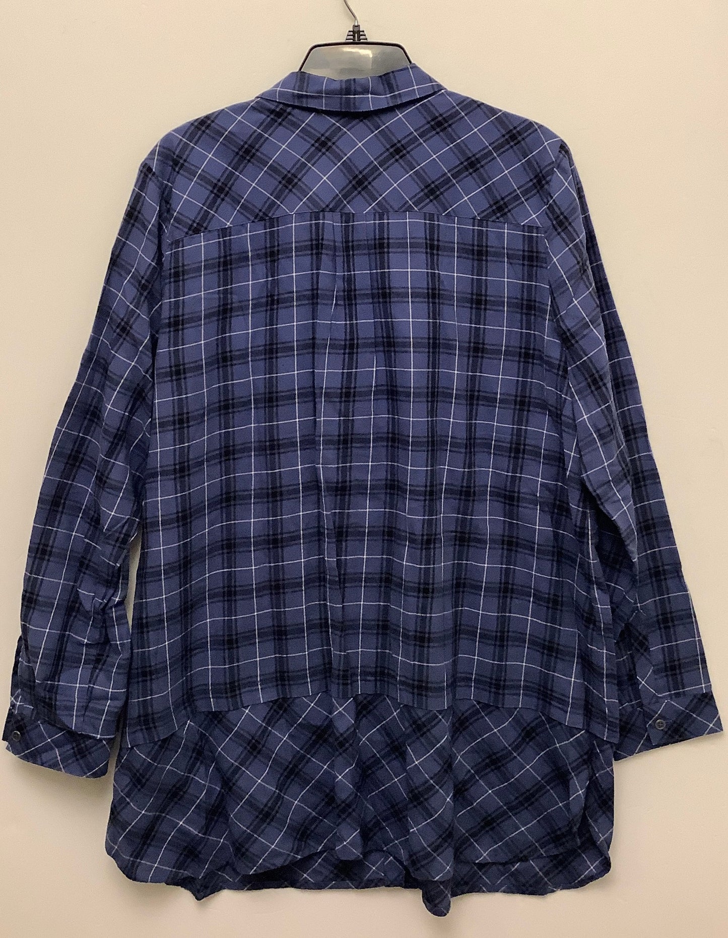 Top Long Sleeve By J. Jill In Blue, Size: Xl