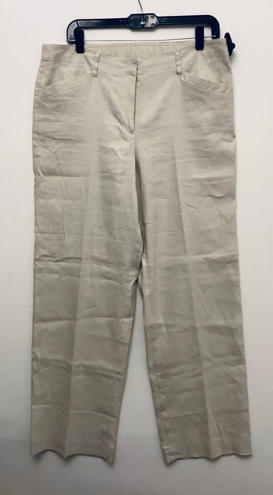 Pants Linen By J. Jill In Cream, Size: 12