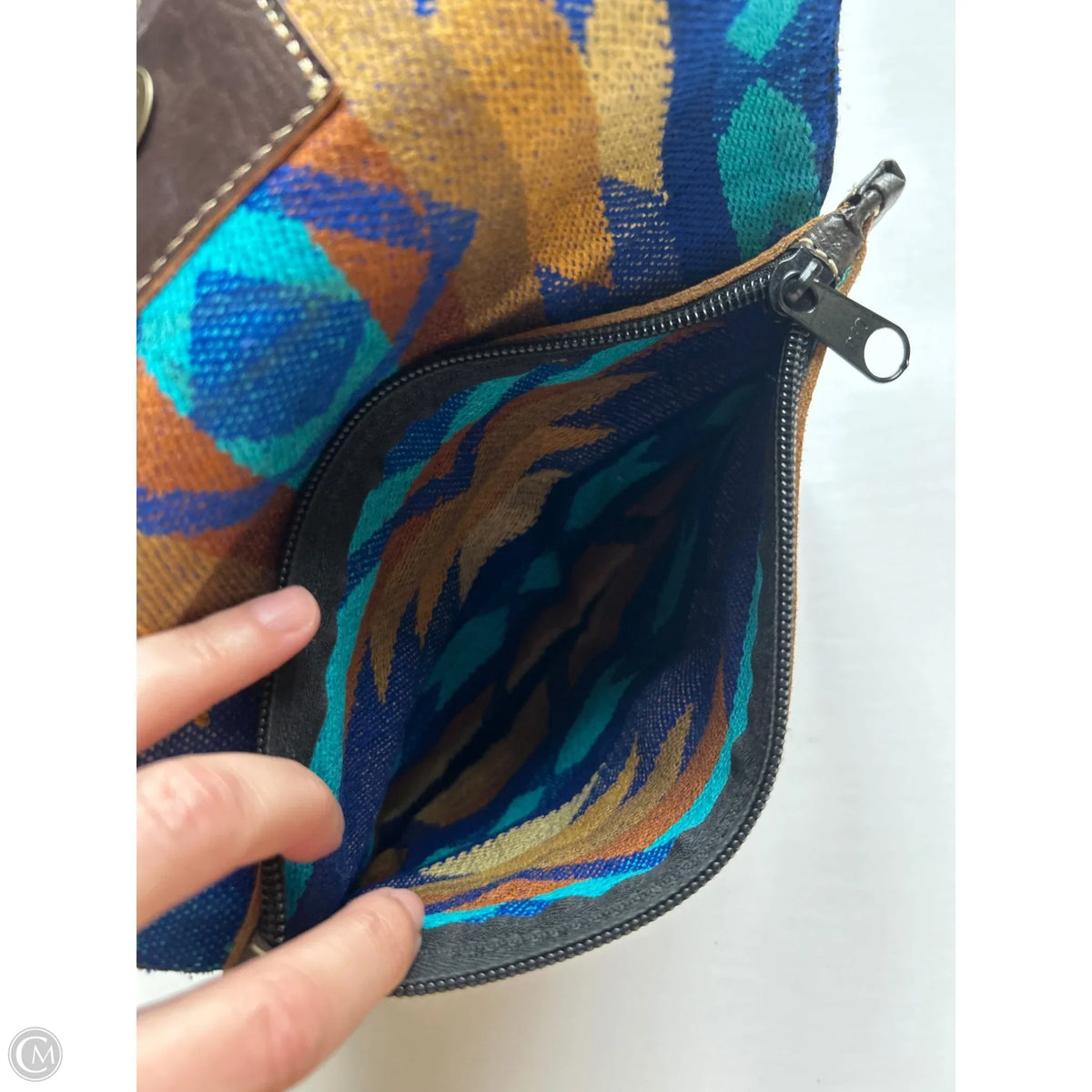 Crossbody Leather By Clothes Mentor, Size: Small