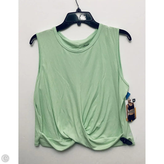 Athletic Tank Top By Avia In Green, Size: Xl