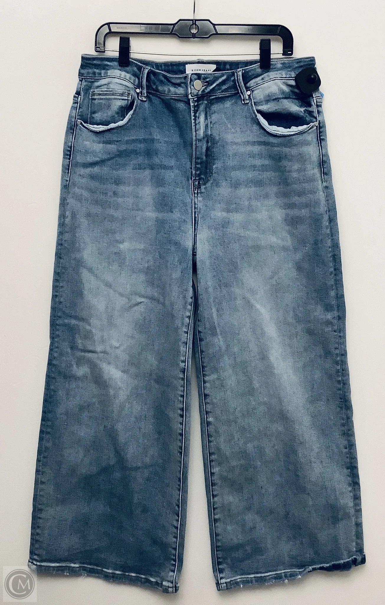 Jeans Straight By Risen In Blue Denim, Size: 1x