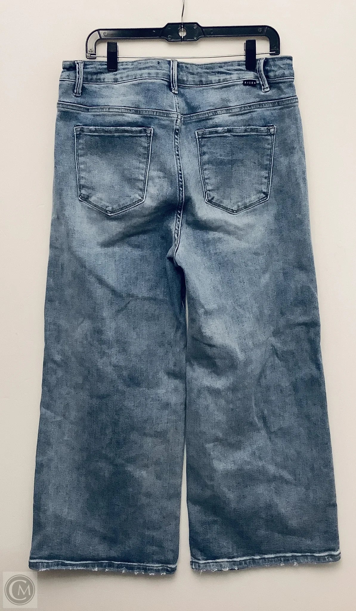 Jeans Straight By Risen In Blue Denim, Size: 1x