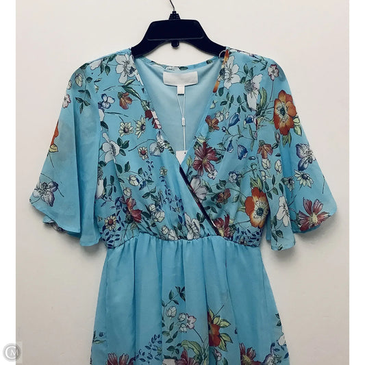 Dress Casual Short By Clothes Mentor In Floral Print, Size: Xs