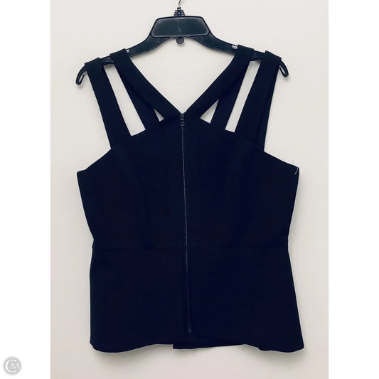 Top Sleeveless By Bcbgmaxazria In Black, Size: L