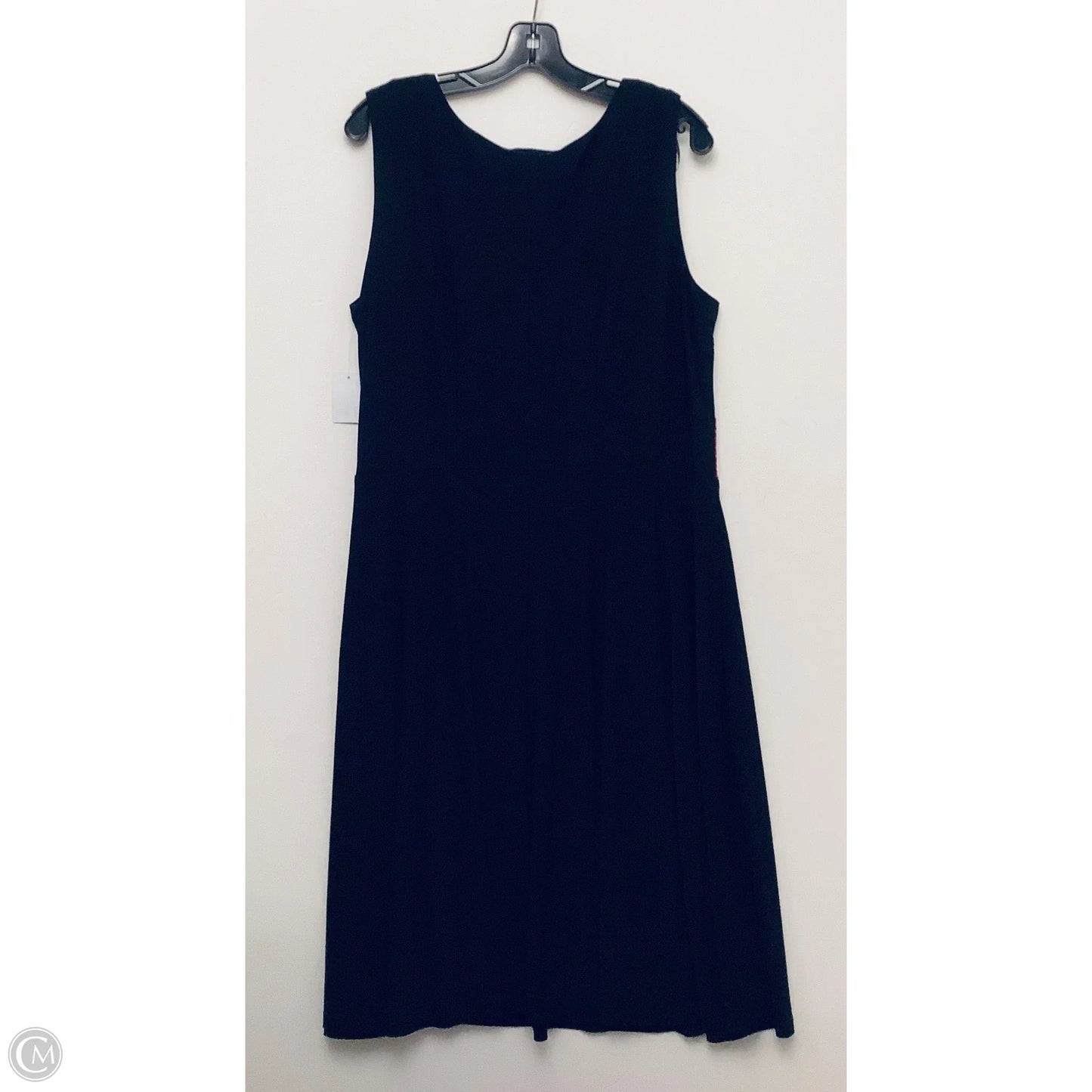 Dress Casual Midi By Perceptions In Black, Size: 1x