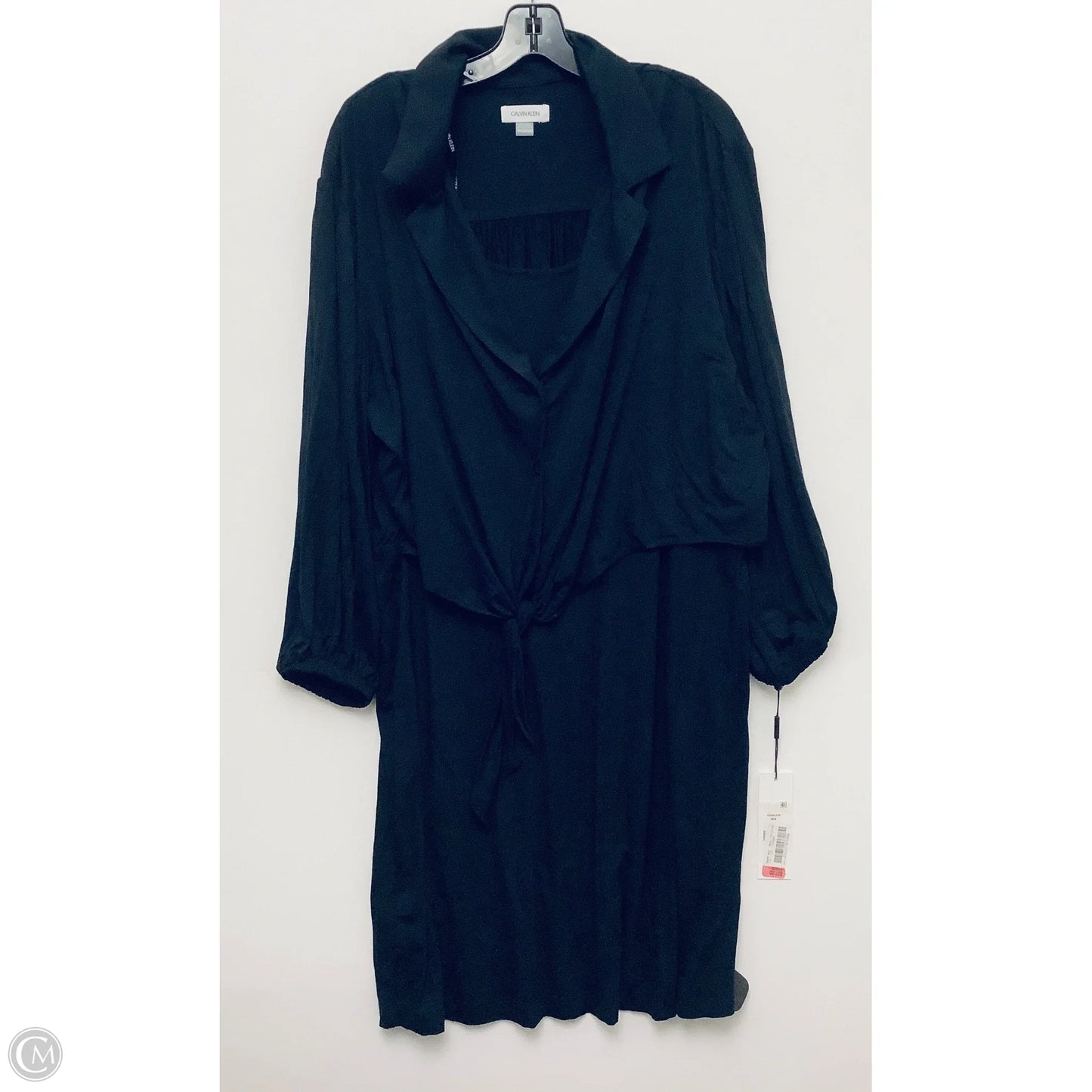 Dress Work By Calvin Klein In Black, Size: 18