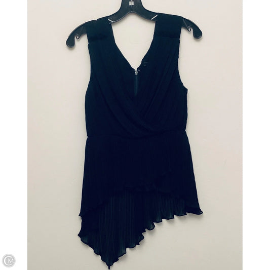 Top Sleeveless By Bcbgmaxazria In Black, Size: S